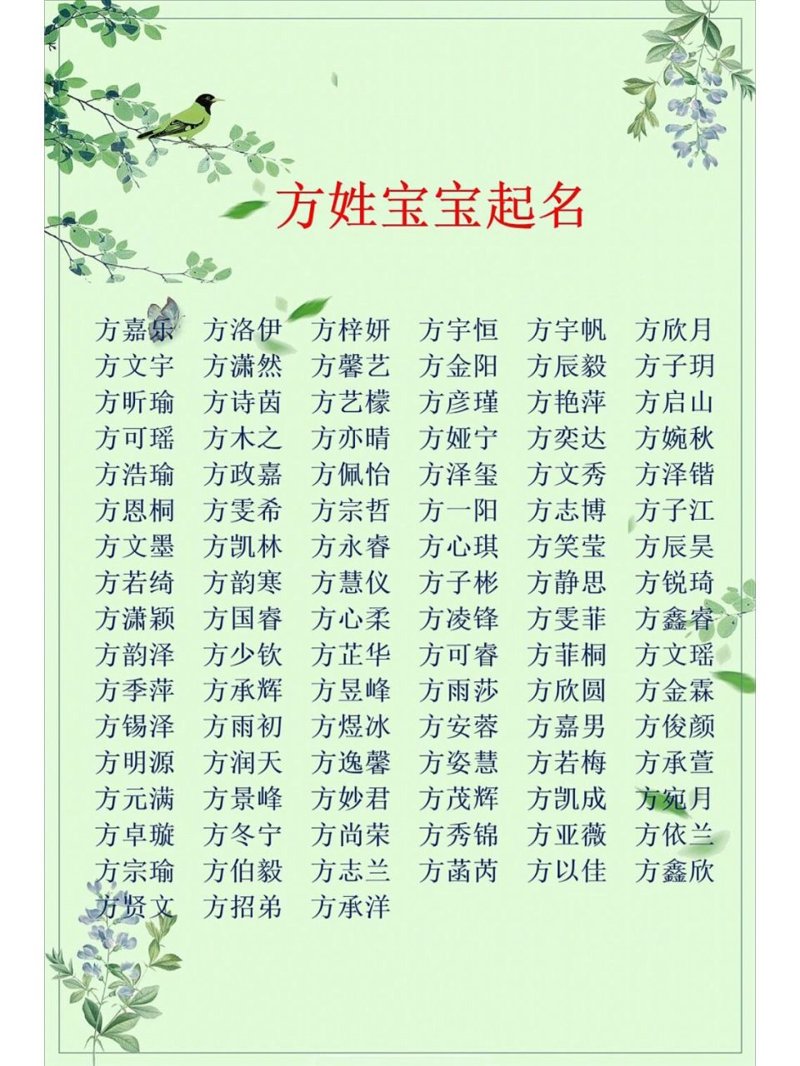 新生儿取名